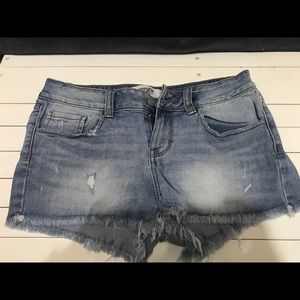 VS pink jean shorts